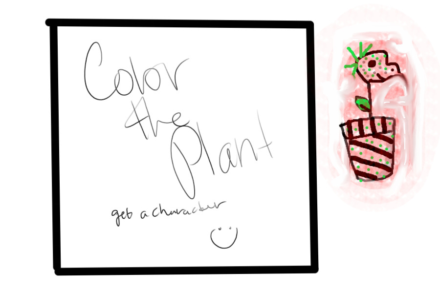 Color the plant, get a character :) (Entry)