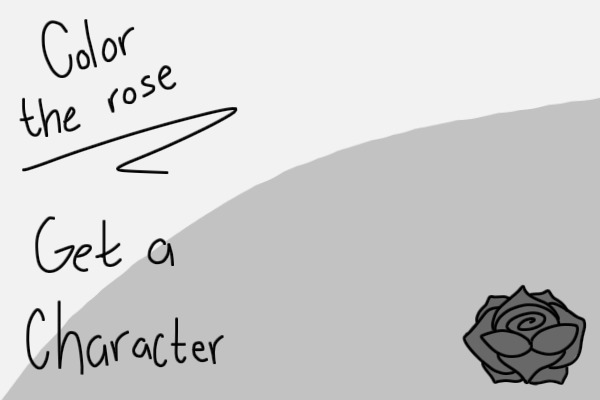 Color the rose for a character
