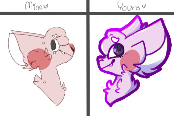 Mine vs yours,, again
