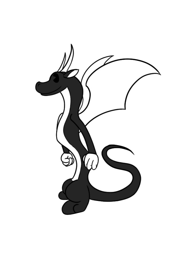 Doodle dragon