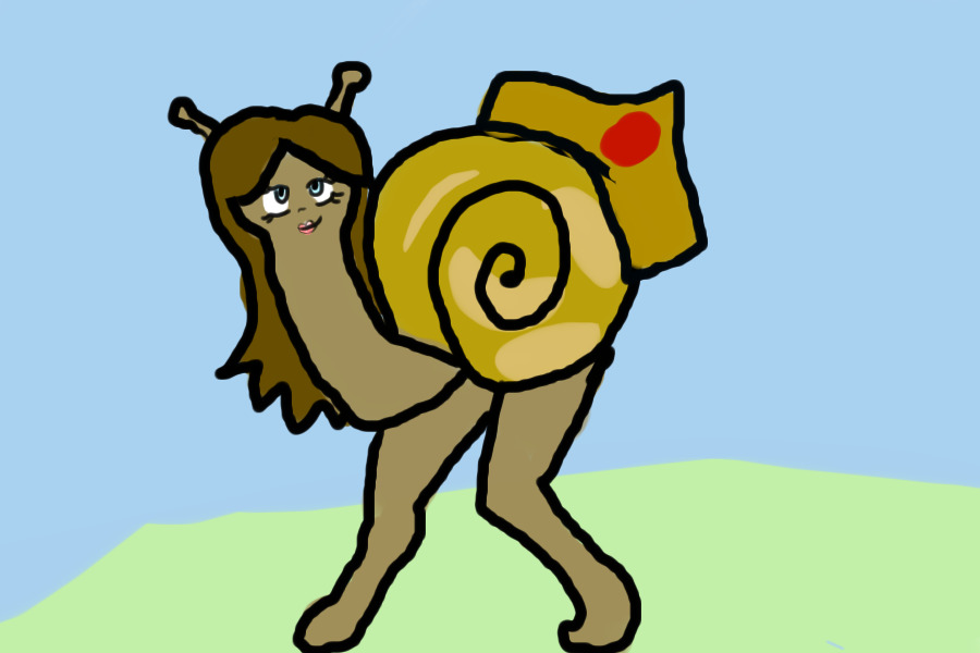 Snelf snortrait (snail portrait)