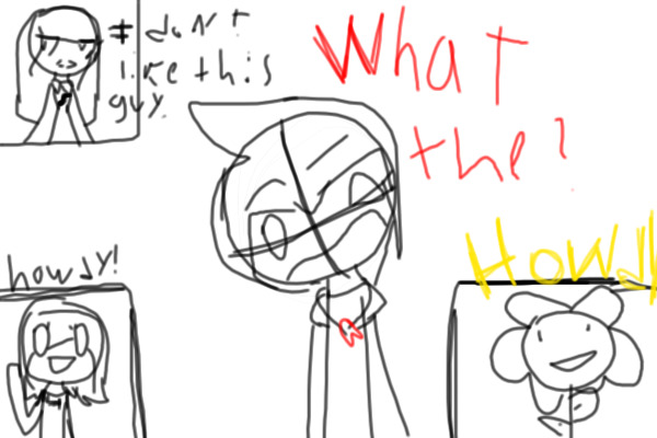 Experiment Art (RP meeting Flower) (First 3 who met him)