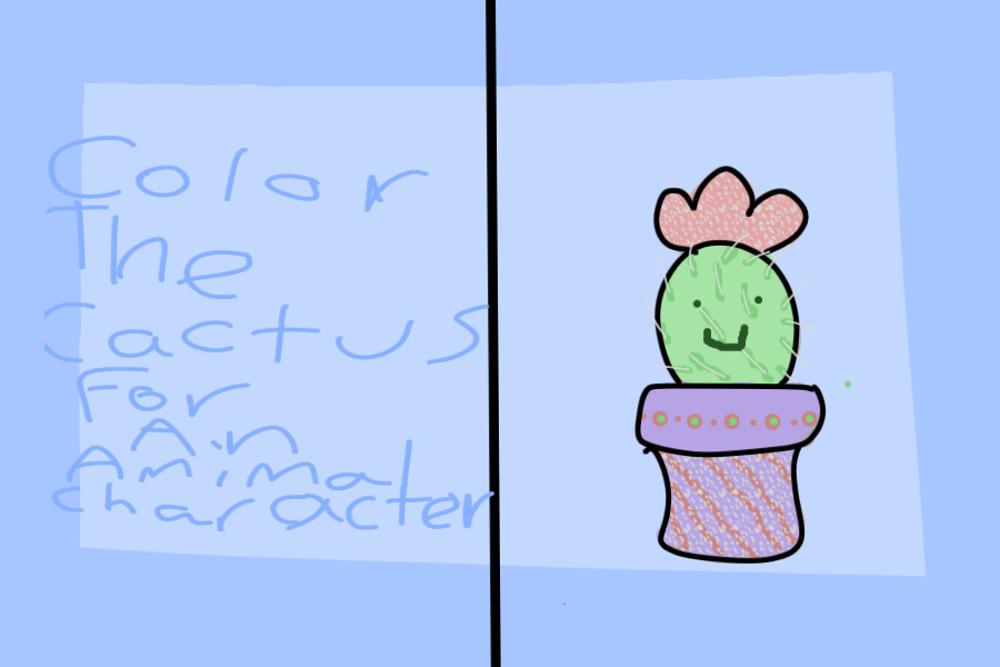 Color A Cactus