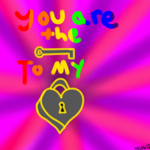 You are the key to my heart avatar editable
