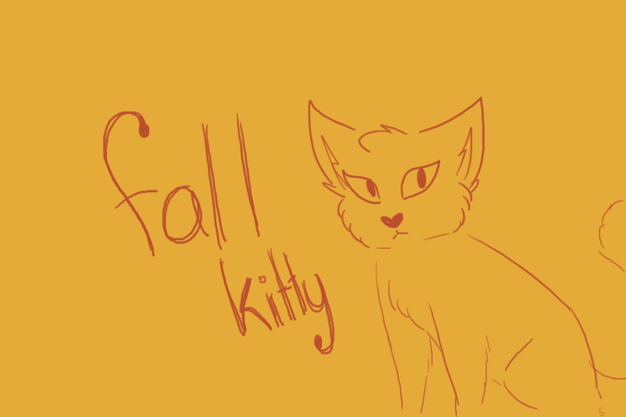 fall kitty pillowtail - DO NOT POST -