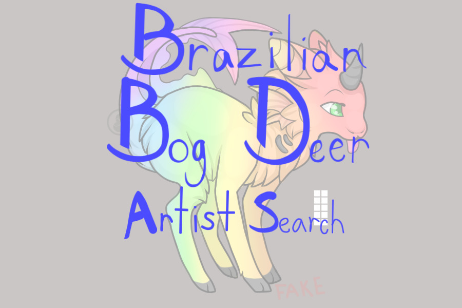 Brazilian Bog Deer -Artist Search-