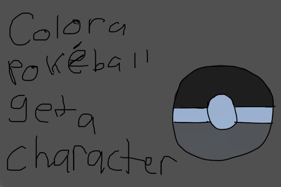 Color a pokeball thing