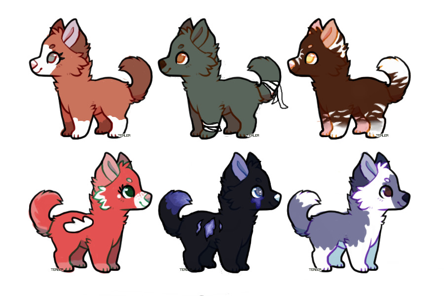 ★ pup character batch (personal) ★