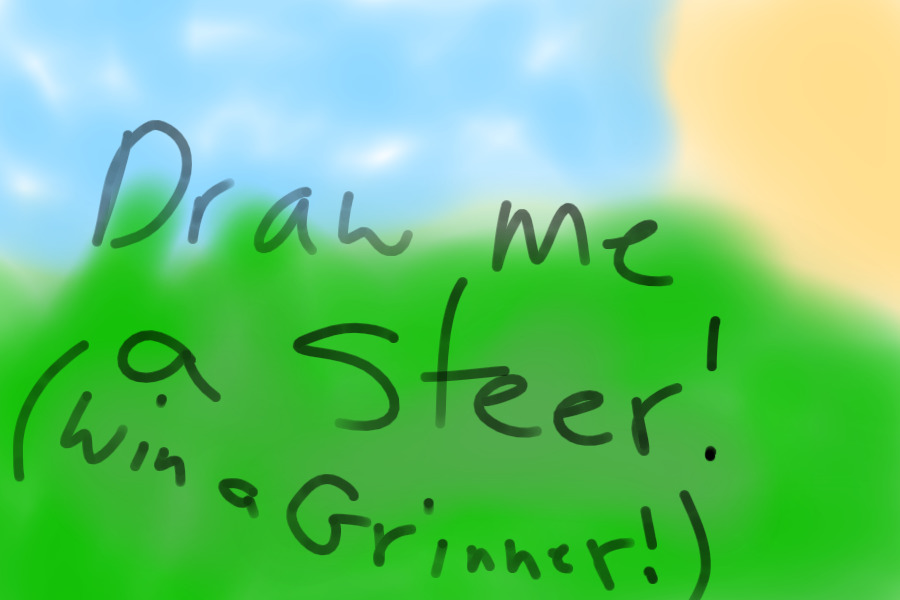 Draw Me A Steer ( Win A Grinner)
