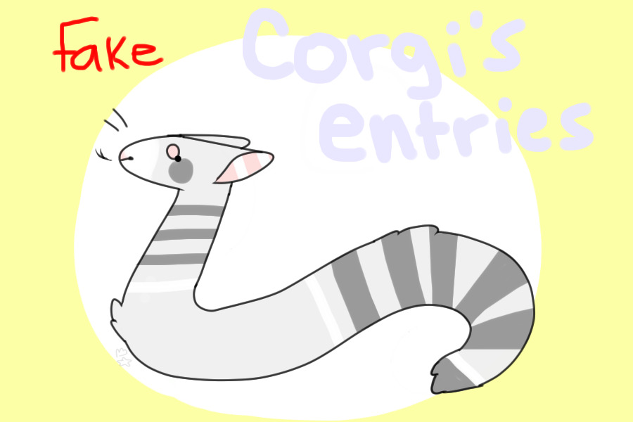 ~Corgi’s Entries & 1st Design~