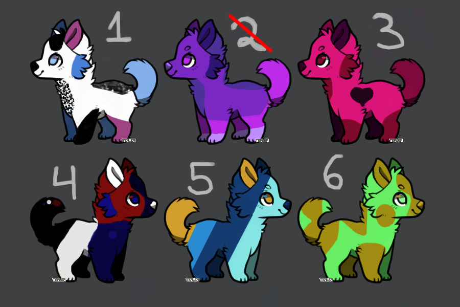 Wolf Adoptables -Closed-