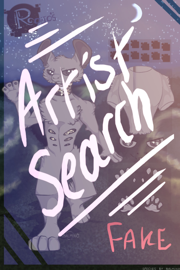 ✤ Rojos Adopts ✤ Artist Search!