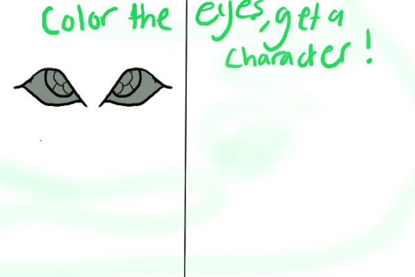 Color the eyes get a char