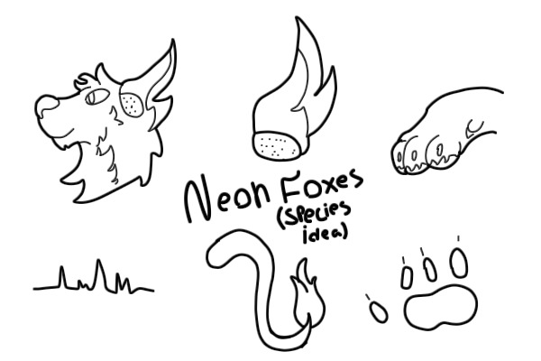Neon Foxes species idea