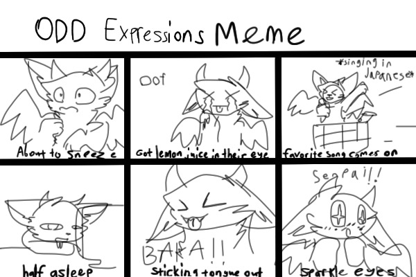 odd expressions meme