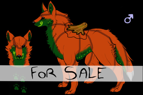 Halloween Wolf character for sale