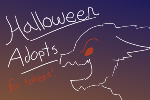 Halloween themed adoptables!