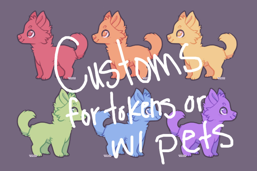 Customs for tokens or wl pets