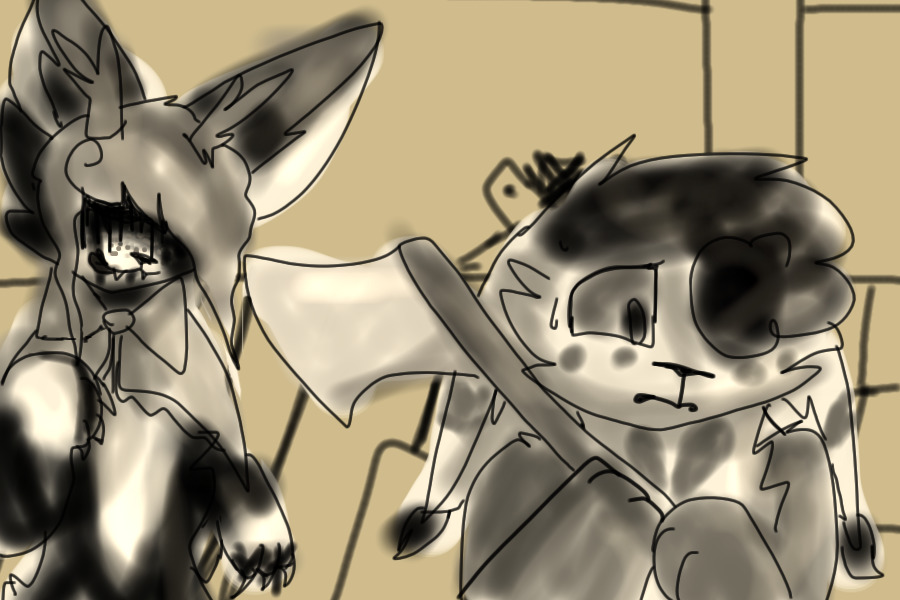 jinko and the ink machine au thingie