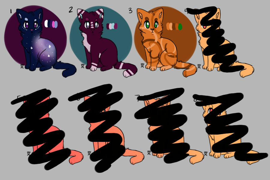 cheap cat adoptables - ota and free!