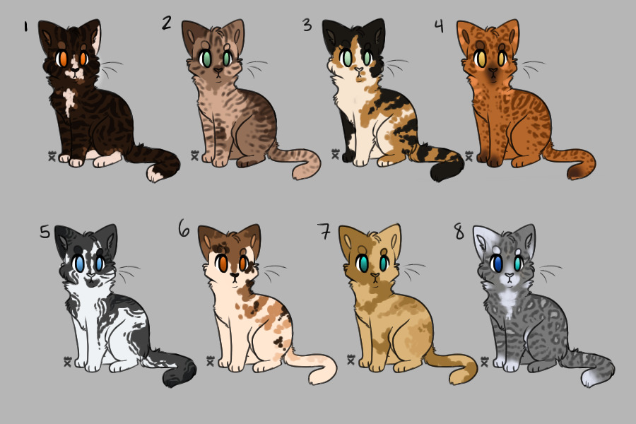 Cat Designs for Sale ~ ALL TAKEN