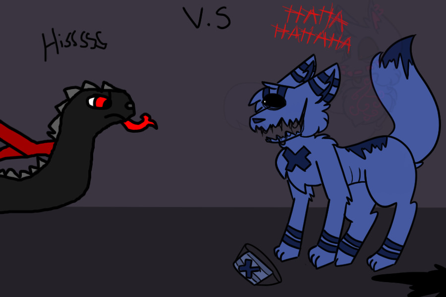 My character vs yours*the blue one isnt mine*