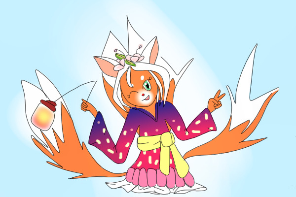 My OC Kimono Fox <3