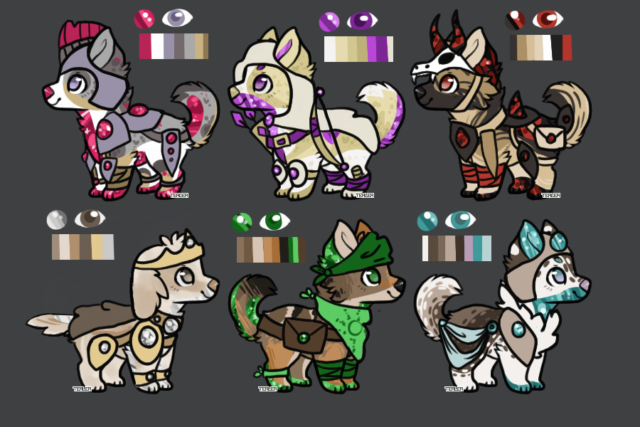gemstone puppers - ufa (2, 4 remaining!)