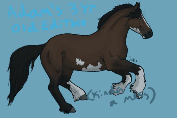 Horse lineart bc i can :P