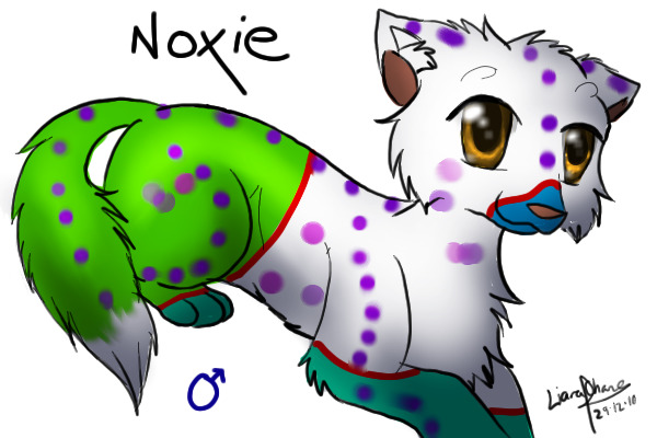 Noxie, Toxic wolf's new Fursona