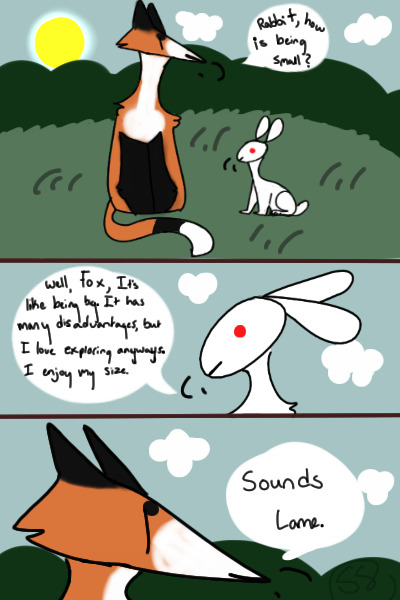 Fox & Rabbit | Pointless Comic 1.