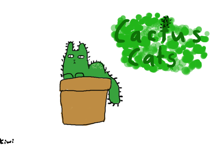 Cactus Cat Adopts