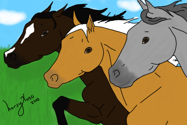 Running Horses