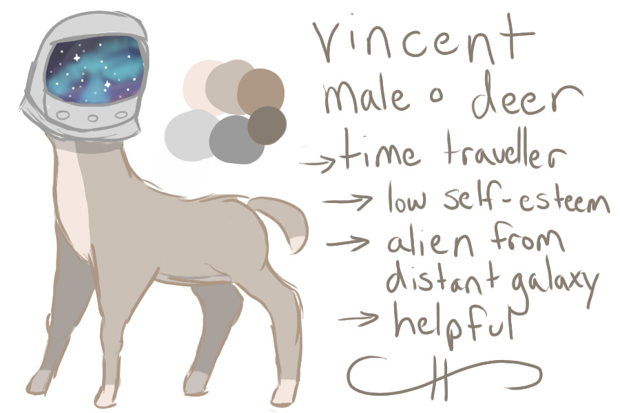 vincent the time-travelling space deer