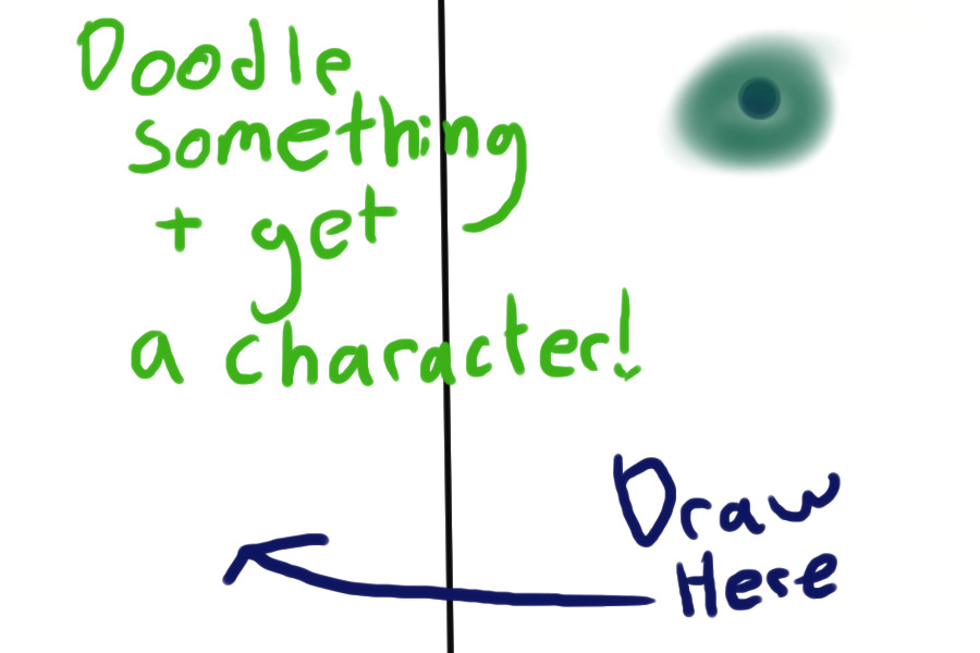 Doodle something get a character!