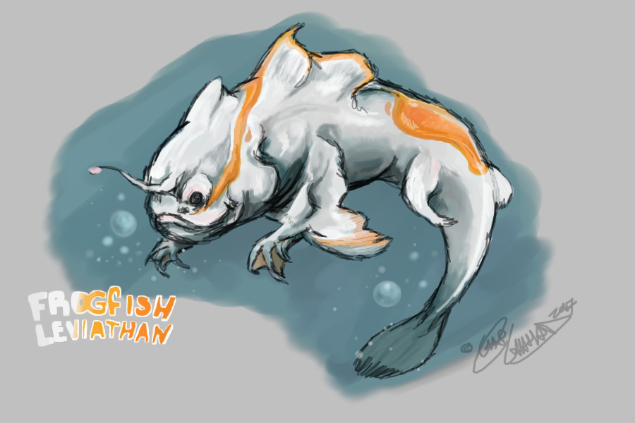 Creature Concept- Frogfish Leviathan