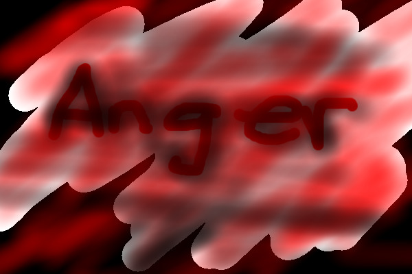 if you cant read it it say anger