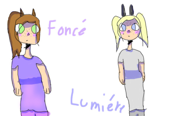 fonce and lumiere