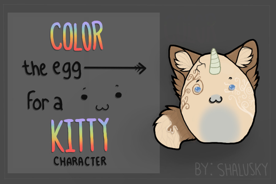 Kitty character colors
