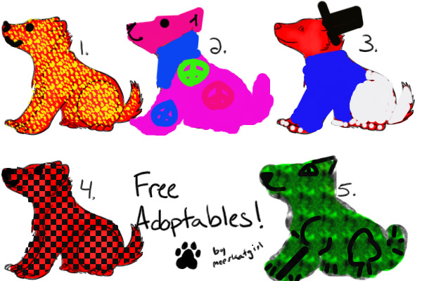Free adoptibles!