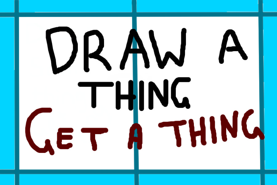 Draw something get a thing/character