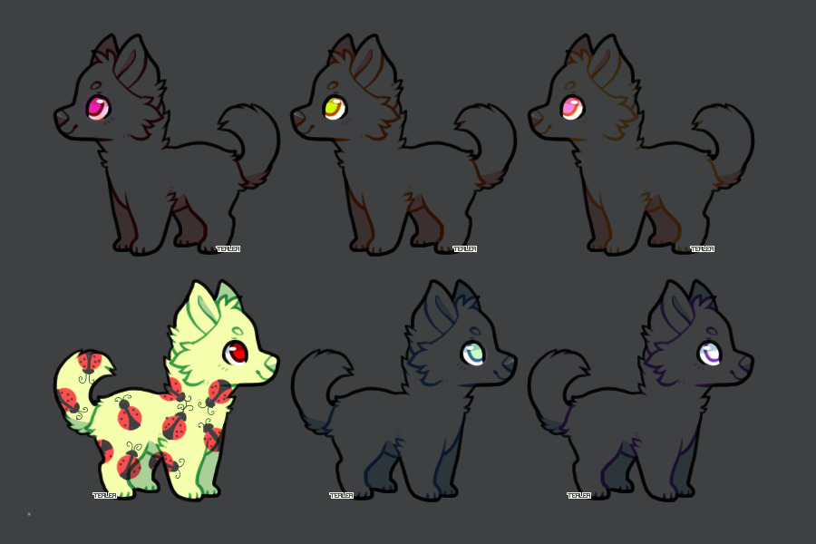 my first color-in pup c: