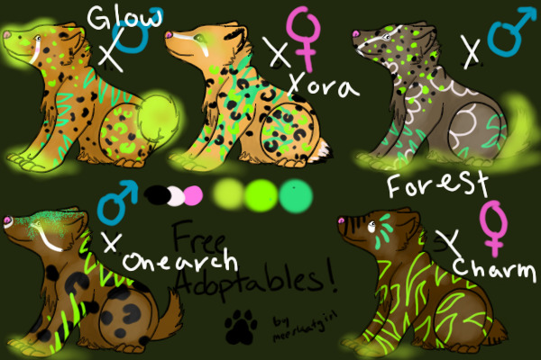 Glow Pups(ONLY 4and5 LEFT)