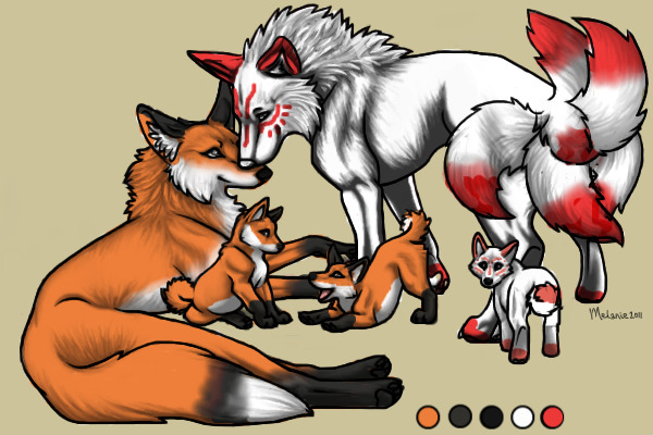 The Japanese Fox Family