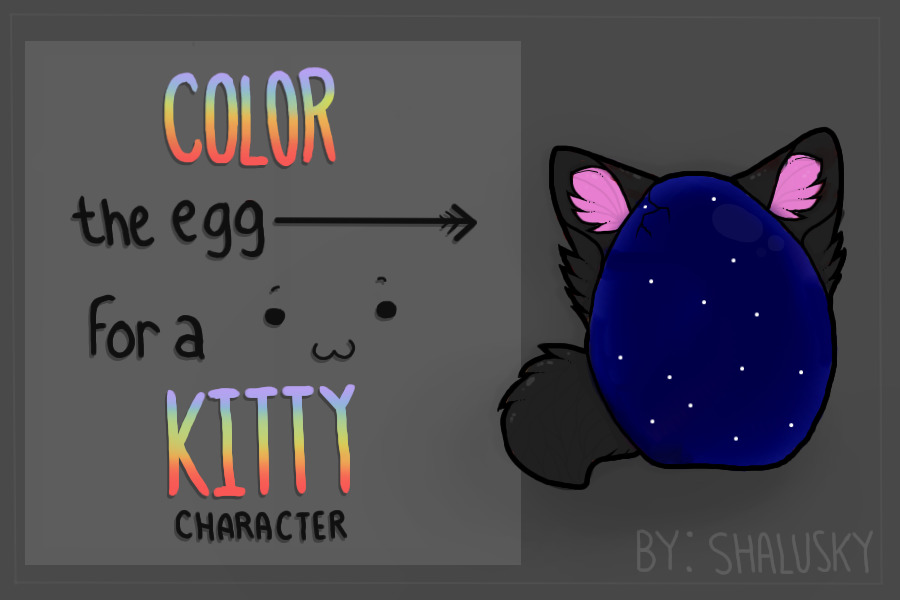Color in for kitty