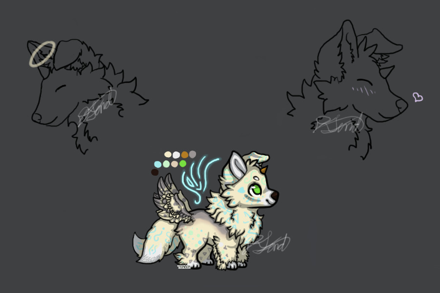 Geometric Flyer Canine Ref for MetalheadMolly