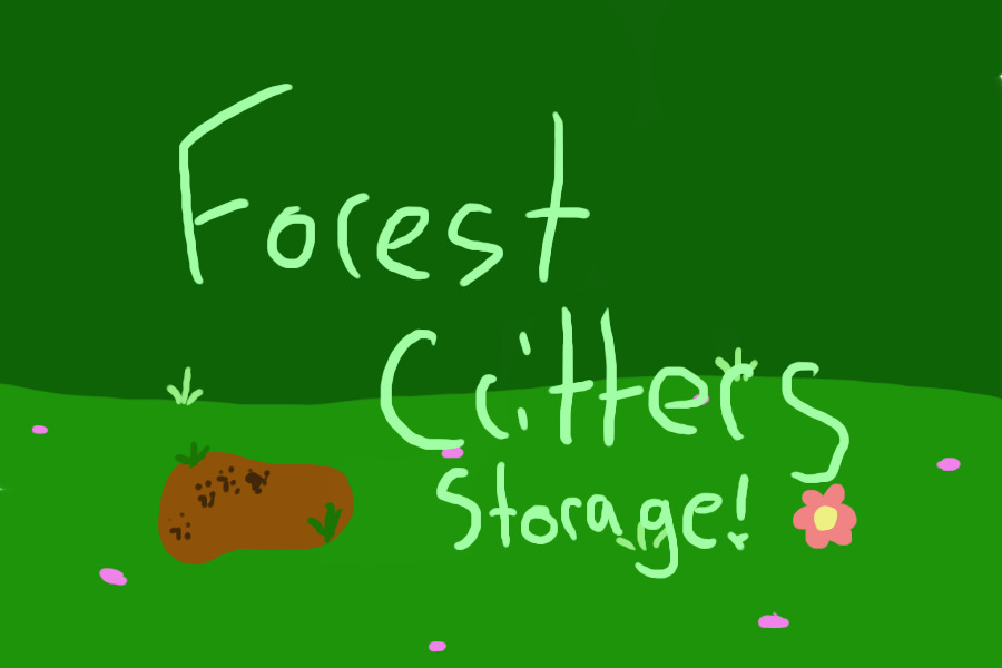 Forest Critters Storage!