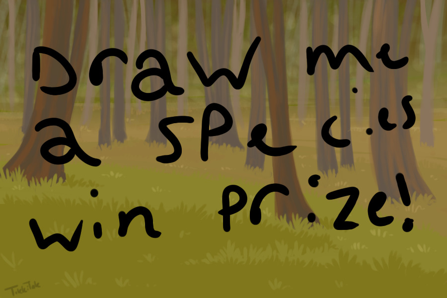 Draw me a species! WINNERS! ;3