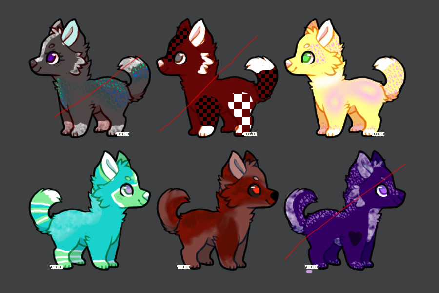 First Adoptables! Open!