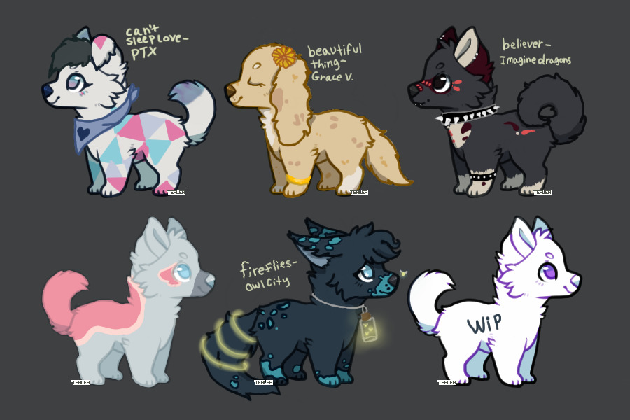 Musical Puppy Adopts ~WIP
